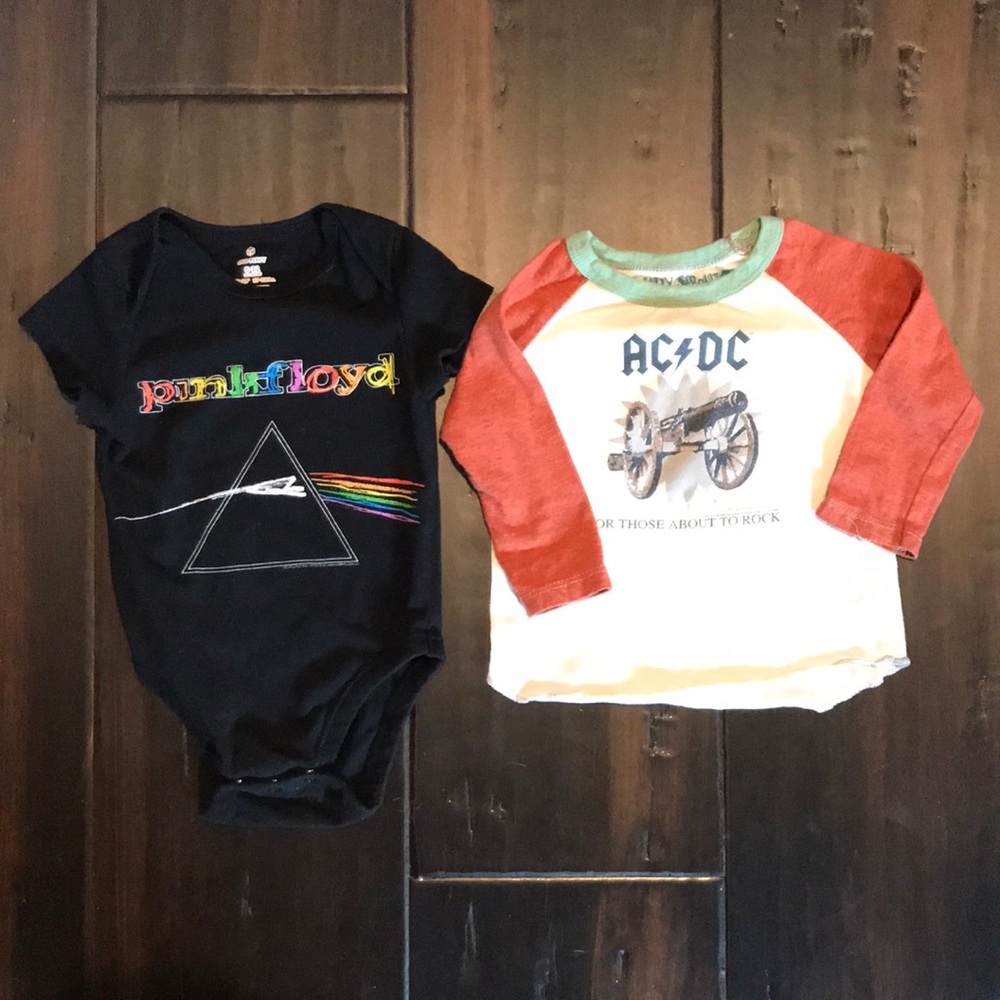 Rock shirts! 6-12 months